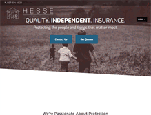 Tablet Screenshot of hesseagency.com